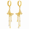 Boucles d'oreilles papillon micro-incrustées