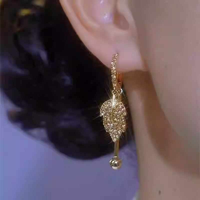 Nouvelles boucles d'oreilles super scintillantes en diamants