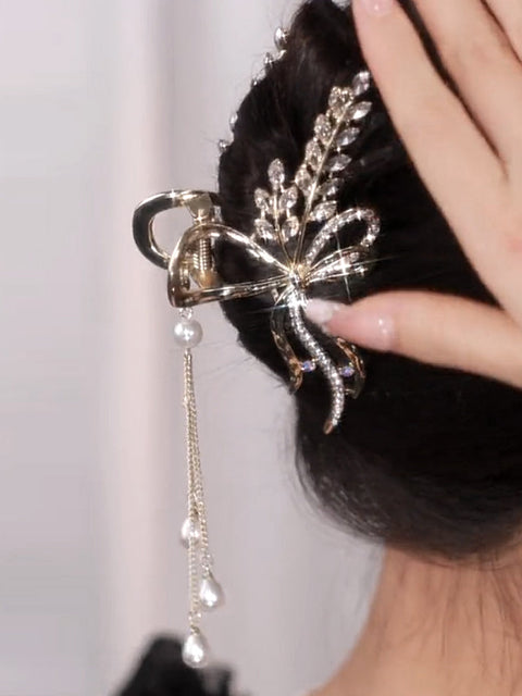 Pince à cheveux en forme d'oreille de blé, pince à cheveux en forme de requin, pince à cheveux pour femme, couvre-chef