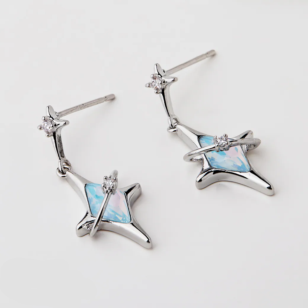 Boucles d'oreilles Étoile Astrale- Shayning™ 🟣✨