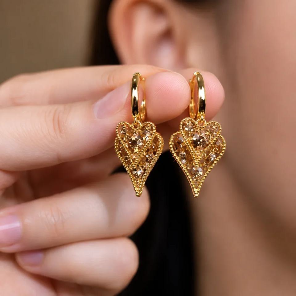 Boucles d'oreilles Endless Lover - Shayning™ 🟣✨