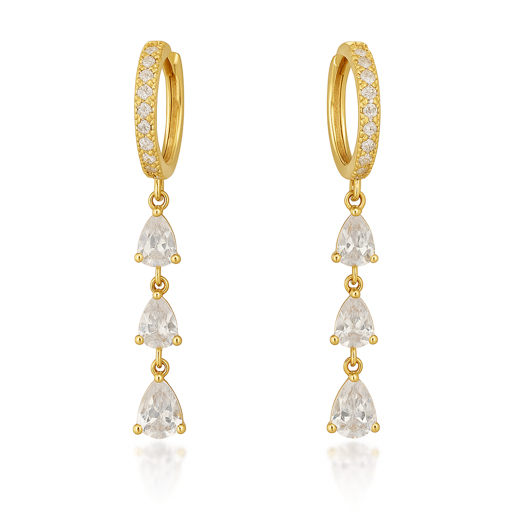 Boucles d'oreilles Larmes de Cristal - Shayning™ 🟣✨