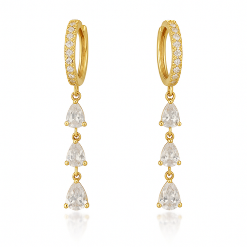 Boucles d'oreilles Larmes de Cristal - Shayning™ 🟣✨