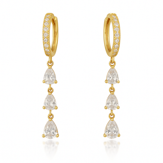 Boucles d'oreilles Larmes de Cristal - Shayning™ 🟣✨