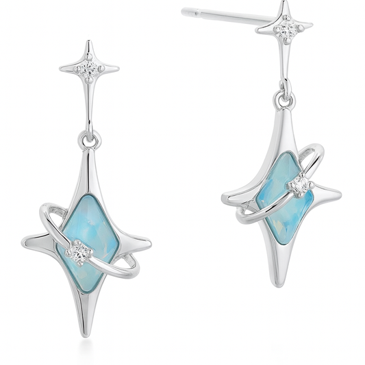 Boucles d'oreilles Étoile Astrale- Shayning™ 🟣✨