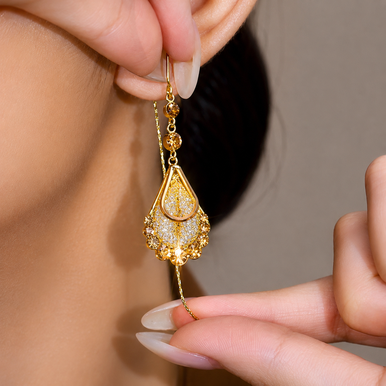 Boucles d'oreilles Goutte de Velours - Shayning™ 🟣✨