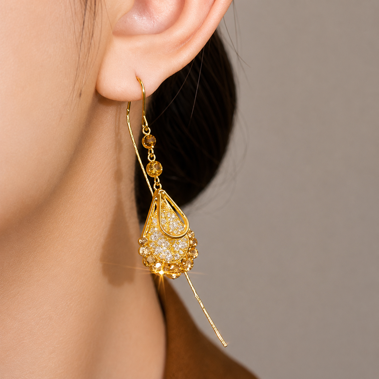Boucles d'oreilles Goutte de Velours - Shayning™ 🟣✨