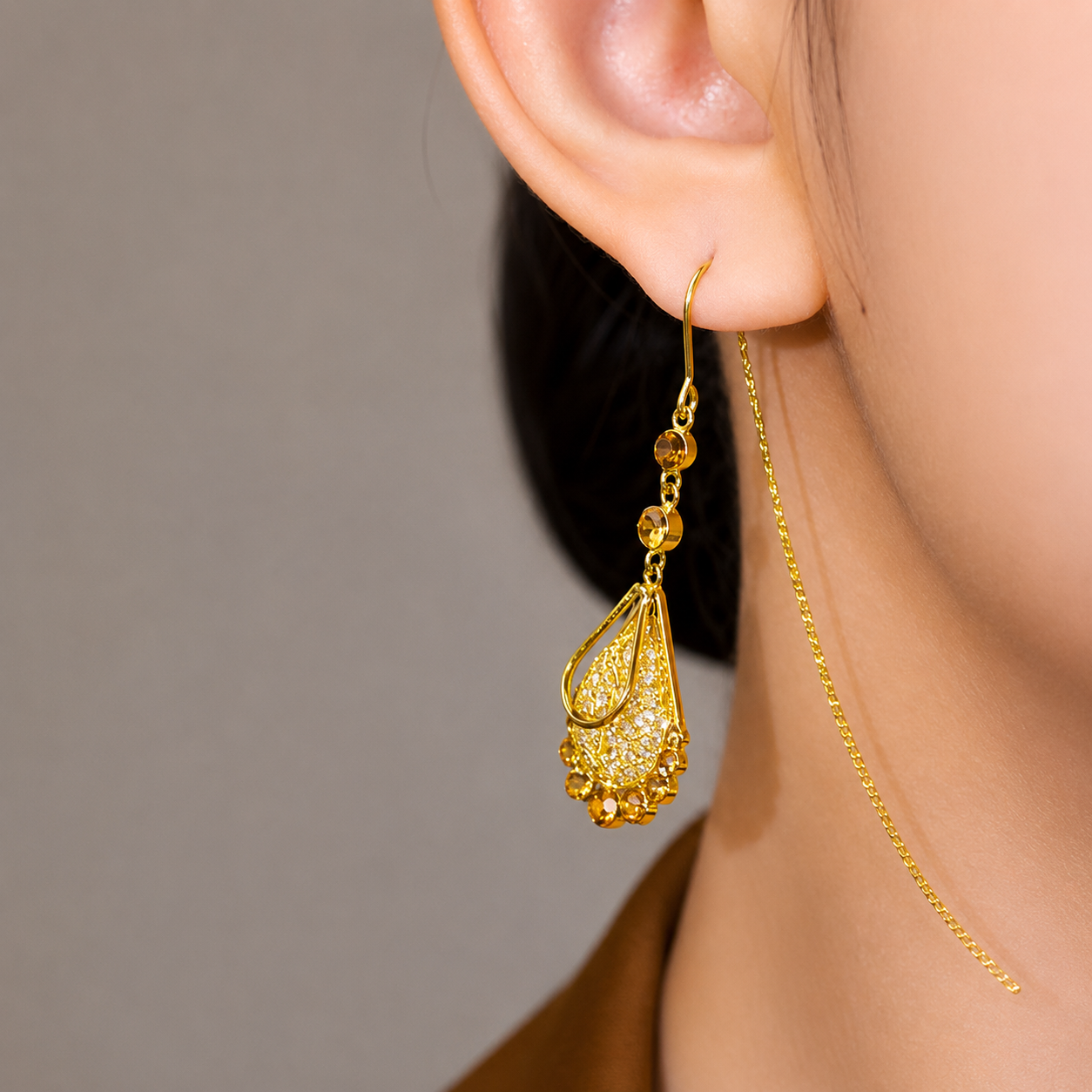 Boucles d'oreilles Goutte de Velours - Shayning™ 🟣✨