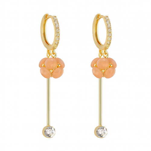 Nouvelles boucles d'oreilles longues à pampilles en diamant pour femmes