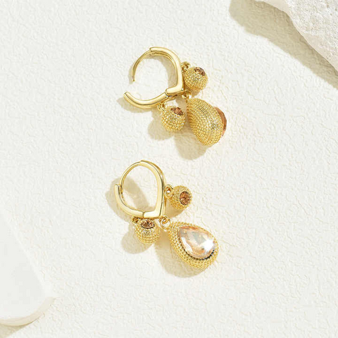 Boucles d'oreilles pendante Gouttes de Sirène - Shayning™ ✨