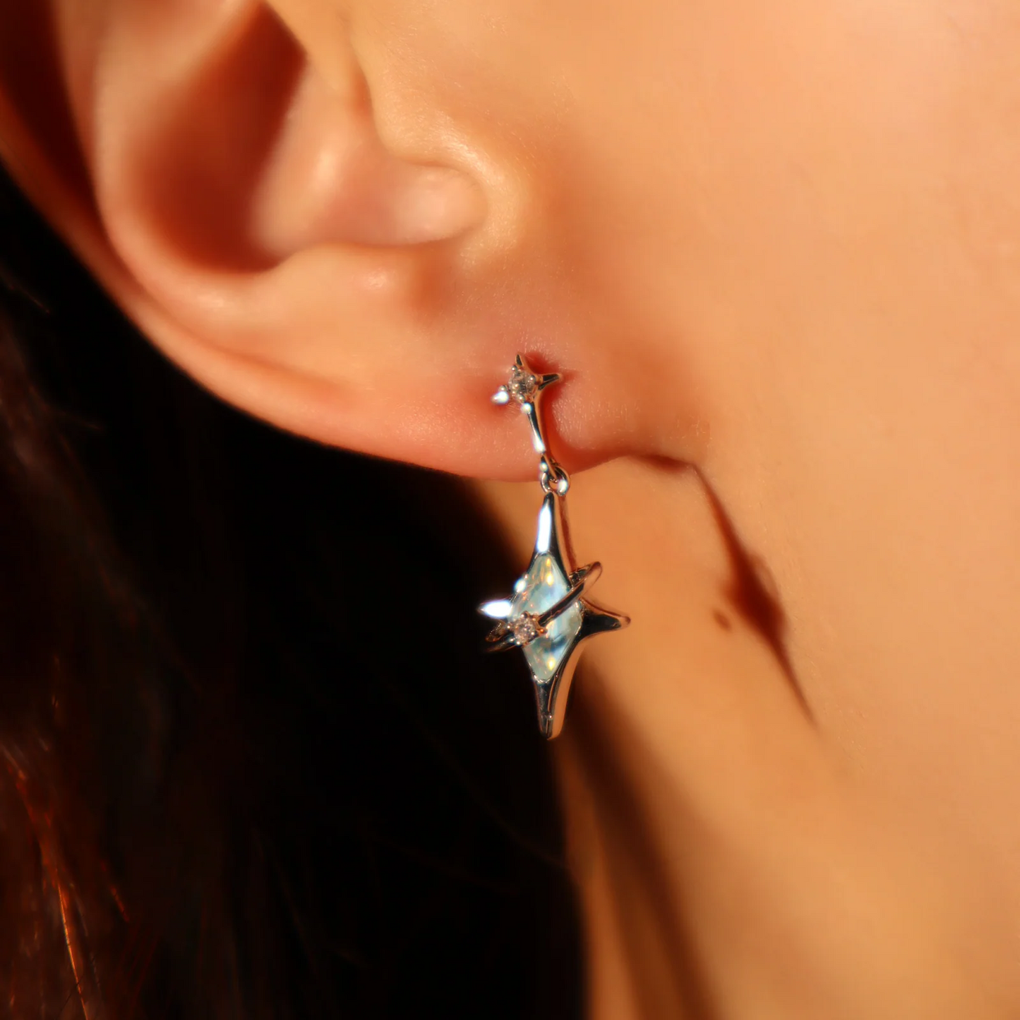 Boucles d'oreilles Étoile Astrale- Shayning™ 🟣✨